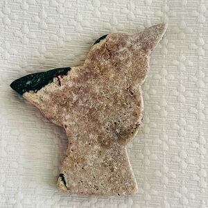 Pink Amethyst Stone Hummingbird Figurine